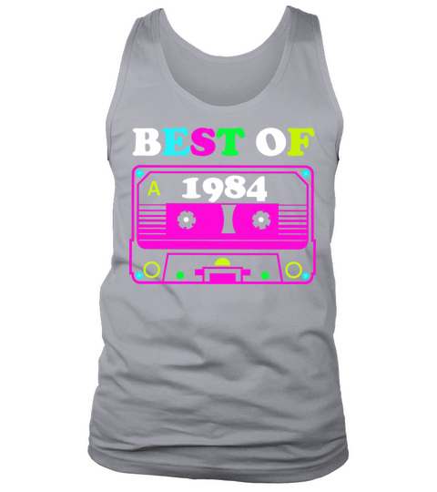 Best of 84 Tape Year of Birth Birthday 80s 90s Men's Tank Top
