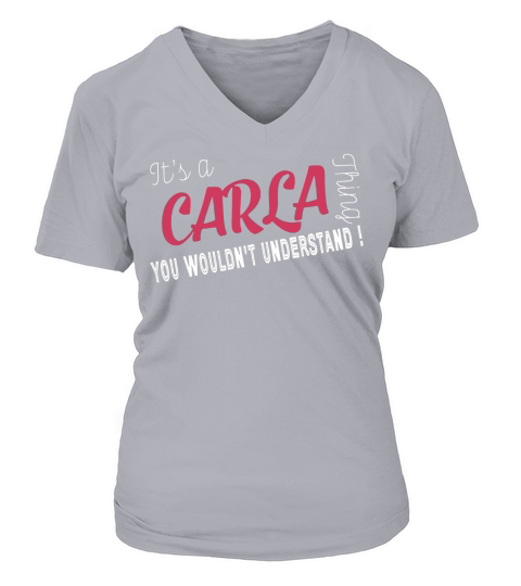 Carla Its Carla Thing - TeeForCarla V-neck T-Shirt Woman