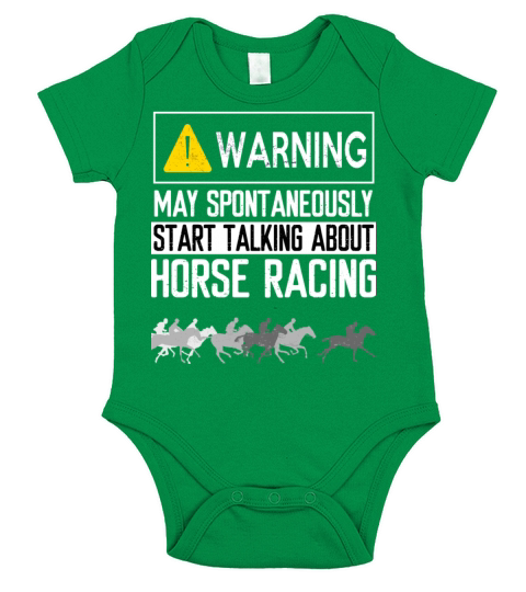Horse Racing Drinking Derby Barrel Racing Short Sleeve Baby One-Piece