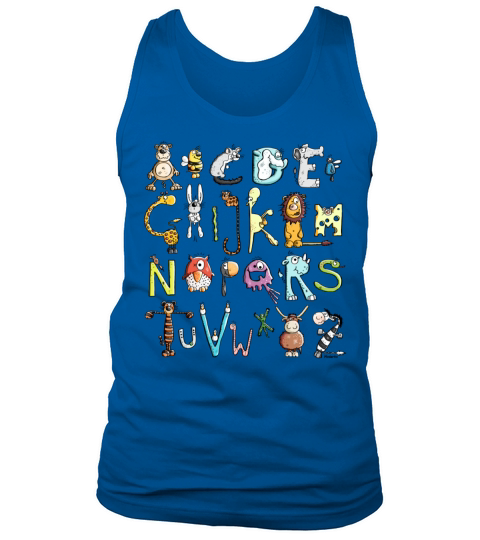 Colorful Animal Alphabet - Animals Men's Tank Top
