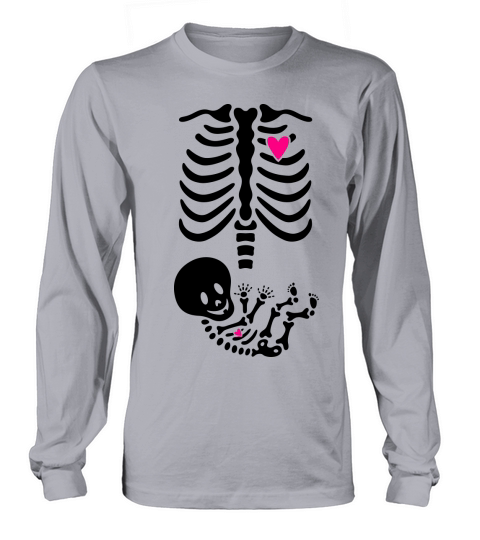 Full Maternity Skeleton X ray MP Women's Long Sleeve