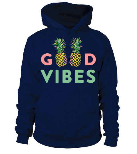 AD GOOD VIBES PINEAPPLES Women's Hoodie