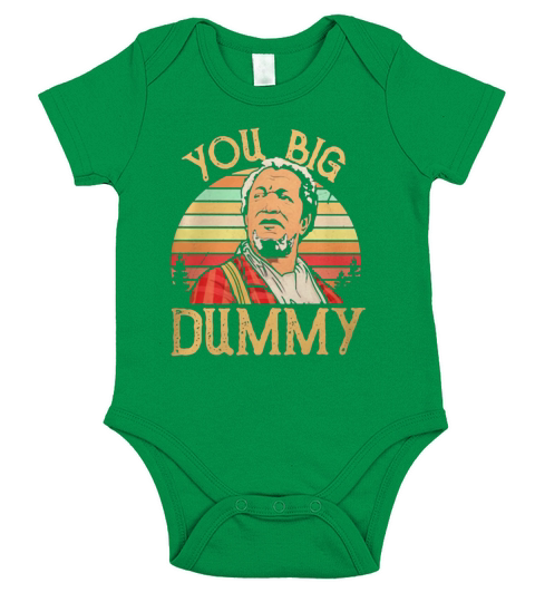 Redd Foxx You big Dummy sunset vintage shirt Short Sleeve Baby One-Piece