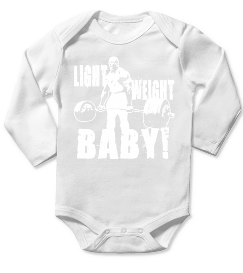 Light Weight Baby Ronnie Coleman Long Sleeve Baby One-Piece