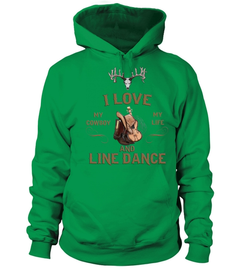 line dance linedance western country dancers Women's Hoodie