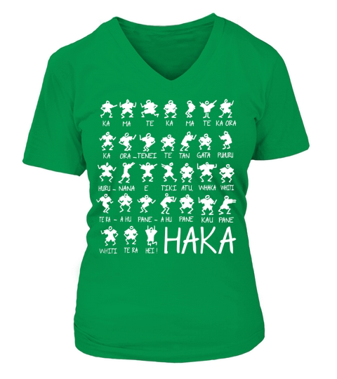 All Blacks - Haka Tshirt V-neck T-Shirt Woman