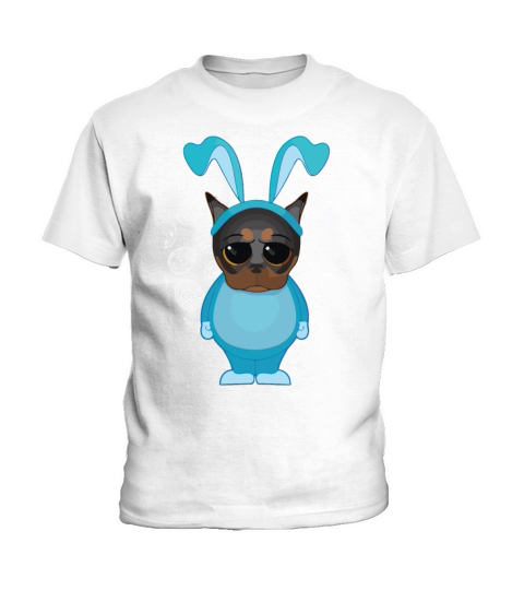 Easter Dog For Boys and Men Teachers Easter Eggs Kids T-Shirt
