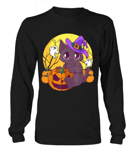 Cat Halloween Women's Long Sleeve