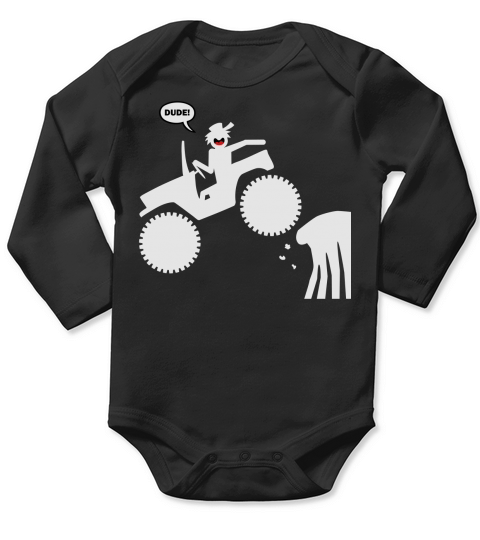 Jeeps Got Air 2 w Long Sleeve Baby One-Piece