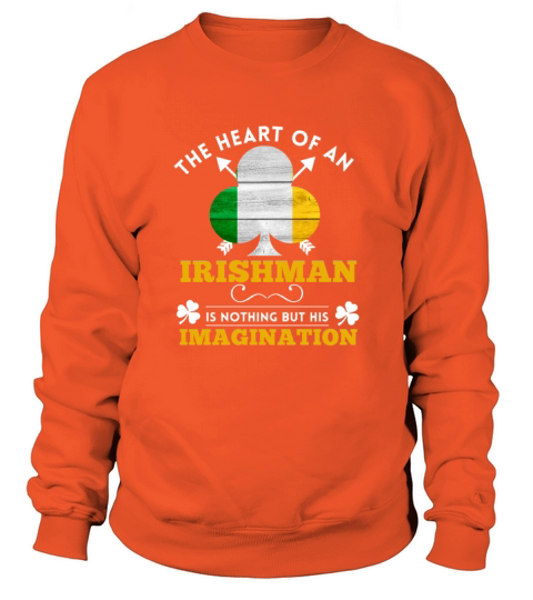 ST PATRICKS DAY THE HEART OF AN IRISHMAN Women's Sweatshirt