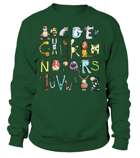 Colorful Animal Alphabet - Animals Women's Sweatshirt