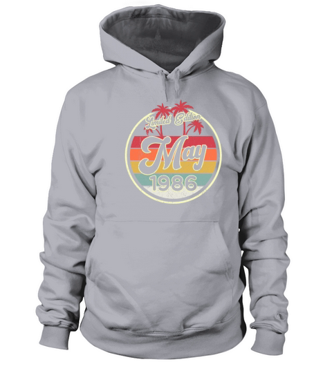 Vintage Mai 35 Year 1986 35th Birthday Gift Women's Hoodie