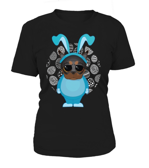 Easter Dog For Boys and Men Teachers Easter Eggs Women's T-Shirt