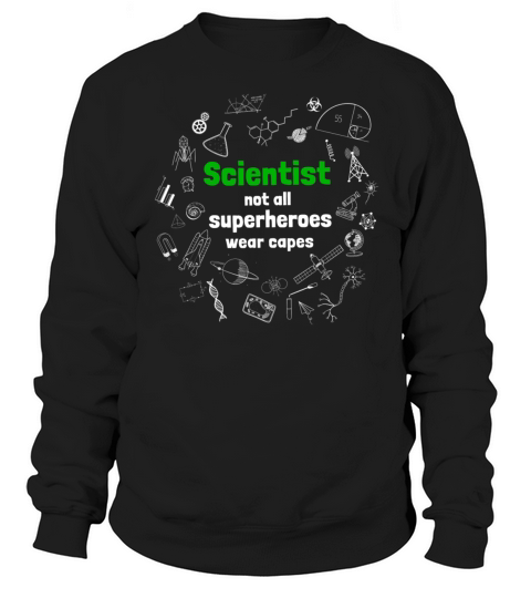 Scientist Superhero Women's Sweatshirt
