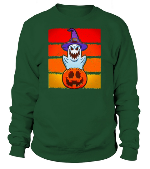 Halloween Ghost Pumpkin Funny scary Women's Sweatshirt