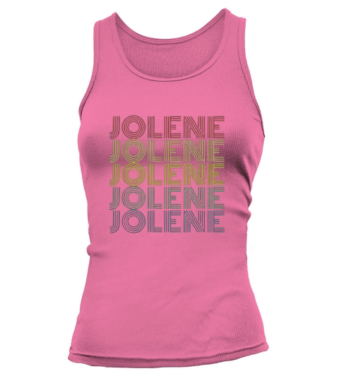 Jolene Retro Wordmark Pattern Vintage Style Tank top Woman