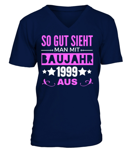 So gut sieht man mit Baujahr 1999 aus Men's V-Neck T-shirt