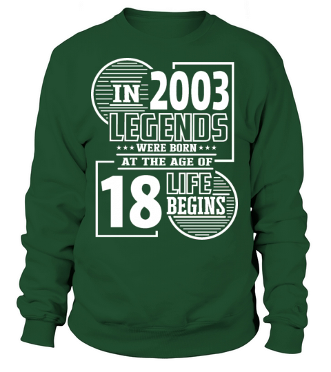 18th birthday gift ideas born in 2003 Women's Sweatshirt