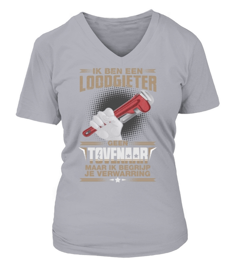 ik ben een Loodgieter geen tovenaar maar ik begrijp je verwarring V-neck T-Shirt Woman