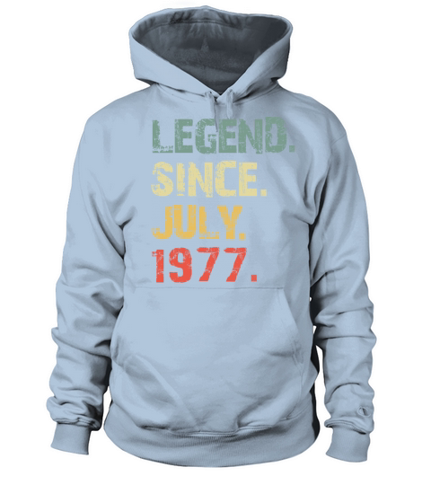 Legend Since July 1977 shirt Vintage birthday Men's Hoodie
