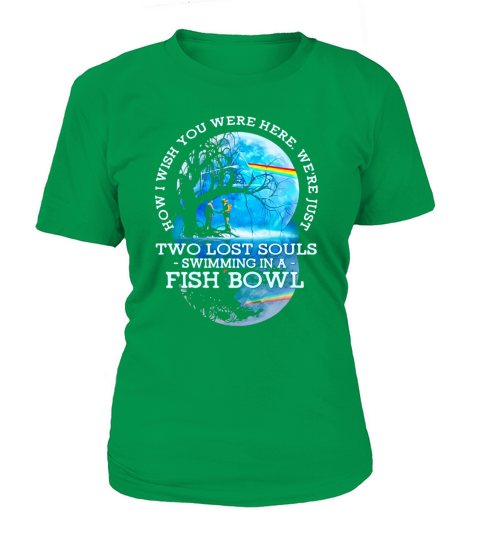 LGBT Pink Floyd how I wish you were here were just two lost souls swimming in a fish bowl Women's T-Shirt
