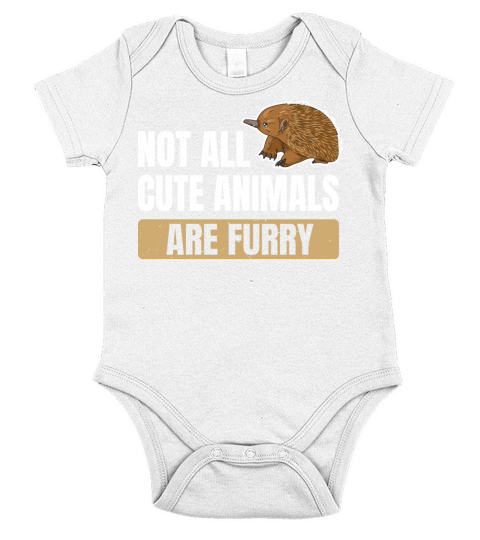Not all cute animals are furry Design for an Short Sleeve Baby One-Piece