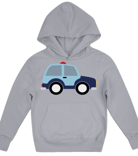 Police Car Kids Hoodie