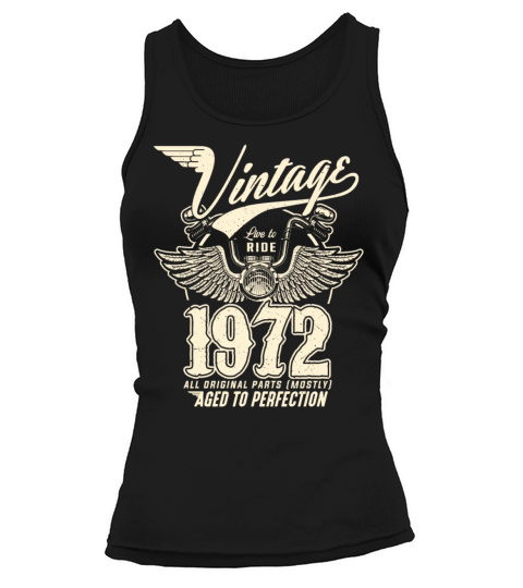 Vintage 1972 - 50 years old - 50th birthday gift Tank top Woman