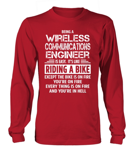 Wireless Communications Engineer Men's Long Sleeve