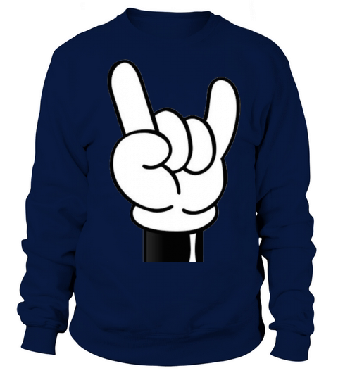 Mickey Rock On Hands Women's Sweatshirt