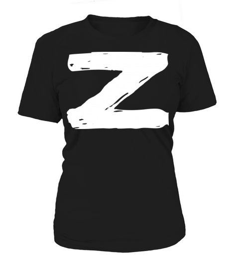 Z white brushed letter Z painted Women's T-Shirt