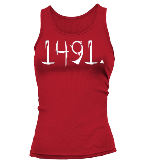 1491 Pre Columbus Indigenous People Day Native Ame Women's Tank Top