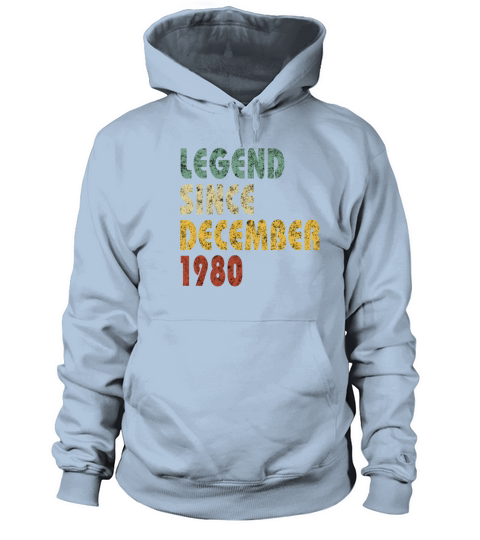 Legend since vintage December 1980 Funny Quote Women's Hoodie