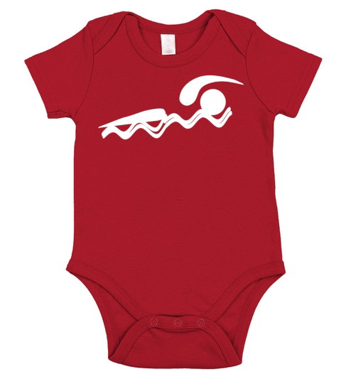Swim Sports Water Present Olympic White Short Sleeve Baby One-Piece