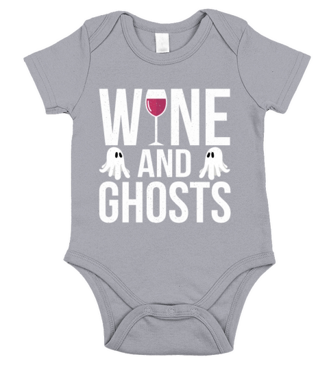 Wine And Spirits Ghost Hunter Paranormal Spirit Short Sleeve Baby One-Piece