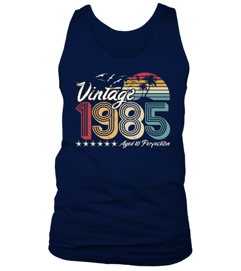Retro Vintage 1985 - 35th Birthday Men's Tank Top