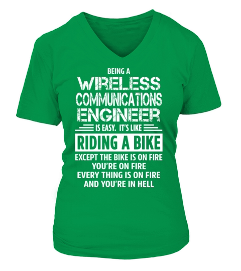 Wireless Communications Engineer Women's V-Neck T-shirt