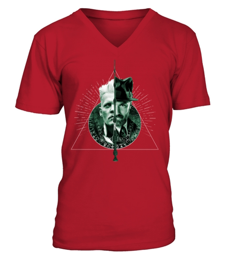 Fantastic Beasts Dumbledore and Grindelwald Men's V-Neck T-shirt