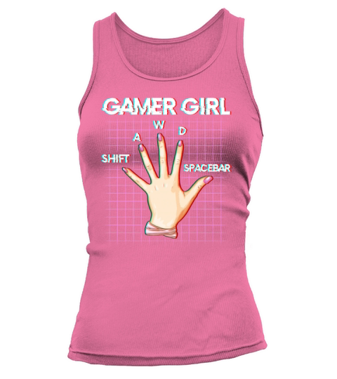 Gamer Girl Funny Video Games Women Gift design Women's Tank Top