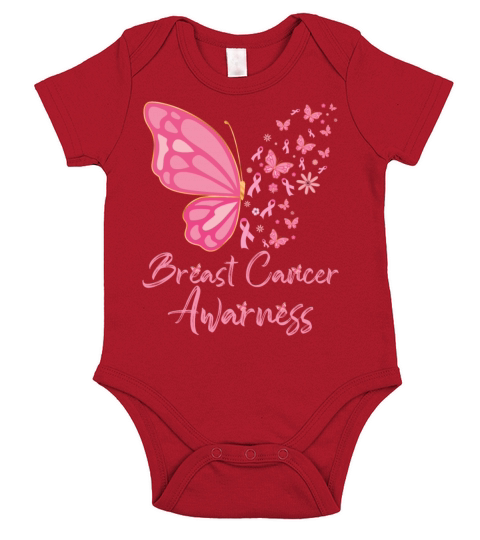 Breast Cancer Awareness T Shirt Exclusive Designs Short Sleeve Baby One-Piece