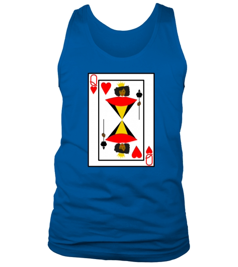 Black Queen of Hearts Men's Tank Top