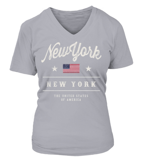 NewYork Women's V-Neck T-shirt