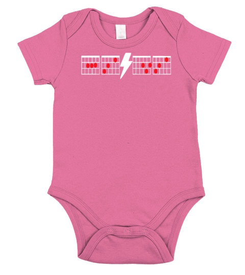 ACDC Short Sleeve Baby One-Piece