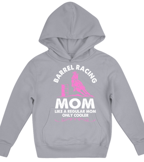 Horse Riding Rodeo Barrel Racing Mom For Women Kids Hoodie