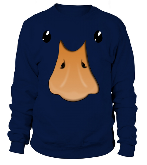 Halloween Duck Costume Cute Duckling Face Animal Women's Sweatshirt