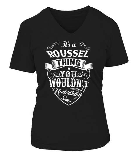 BNS93391-ROUSSEL THING HEAD V-neck T-Shirt Woman