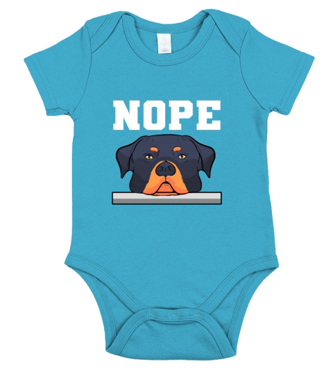 Funny Rottie Rottweiler Dog Owner Cute Animal Gift Short Sleeve Baby One-Piece