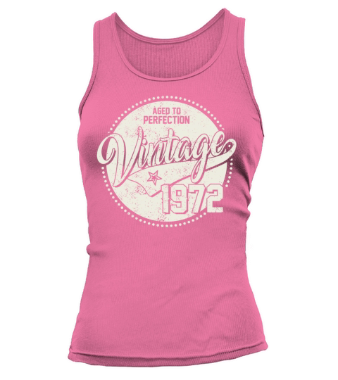 Vintage 1972 - 50 years old - 50th birthday gift Tank top Woman