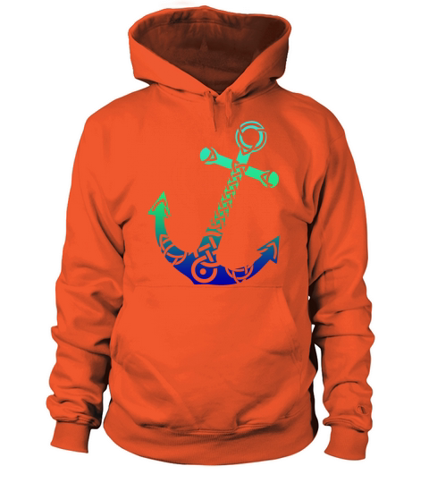 Celtic Symbol Anchor Tribal Tattoo Gift Idea Women's Hoodie