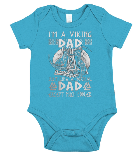 Viking-Odin a normal Dad Short Sleeve Baby One-Piece
